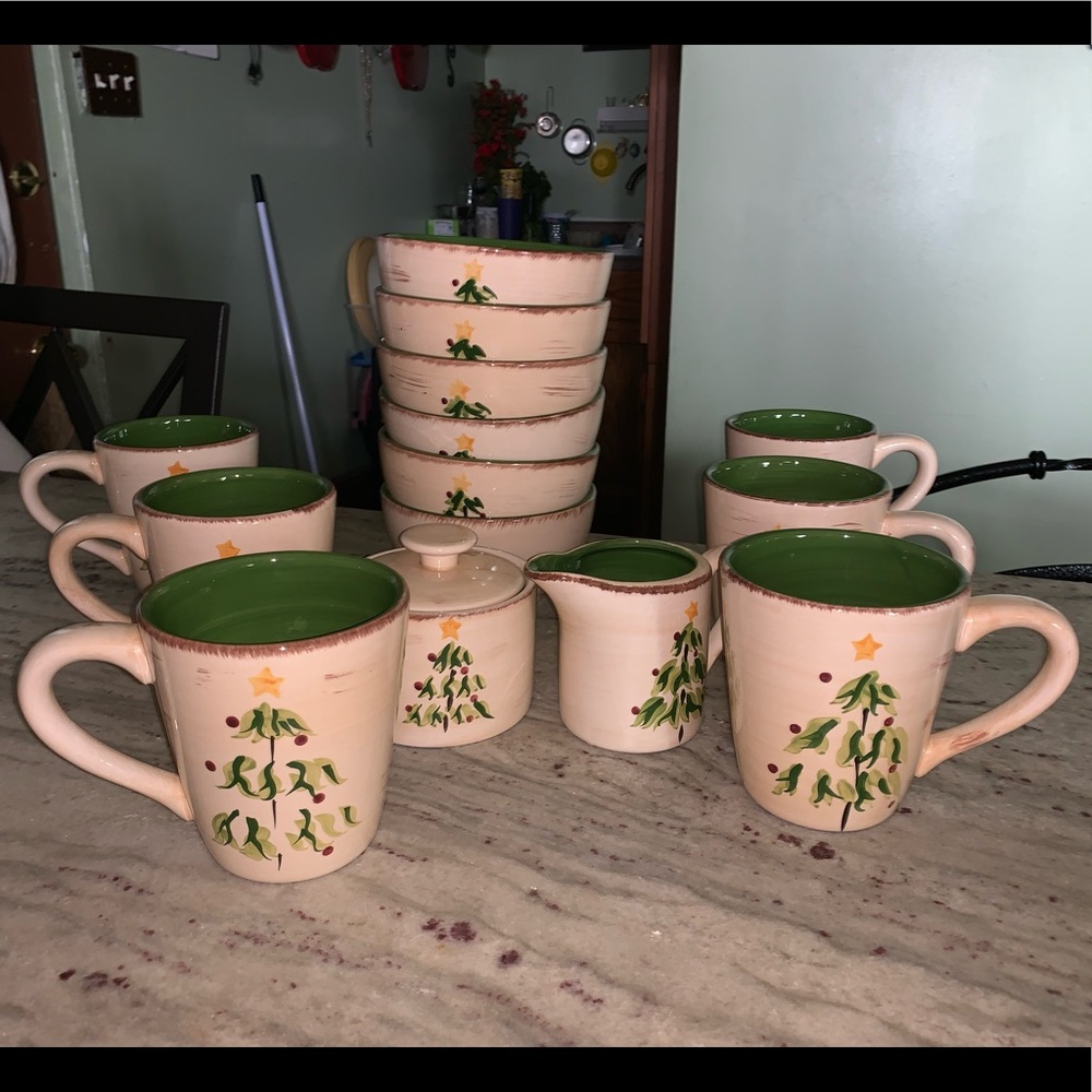 Christmas dish set